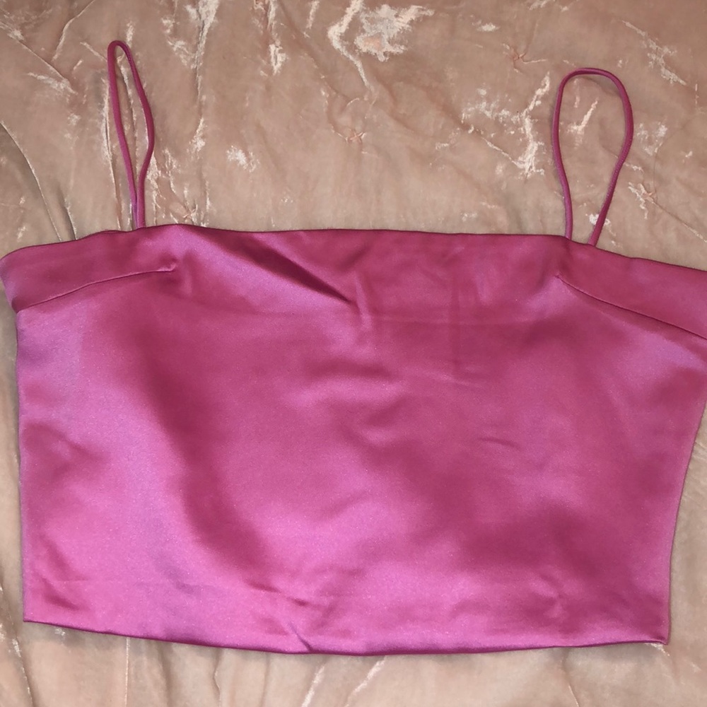 Pink Silk CryBaby top
